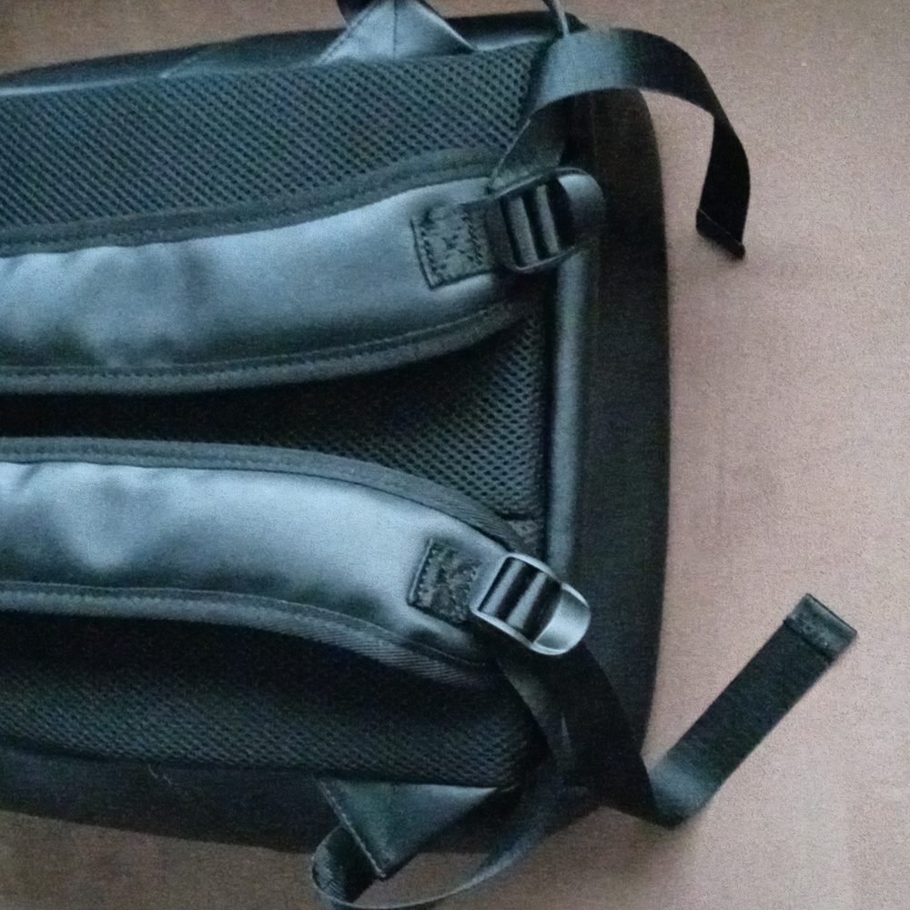 Black Leather Backpack - Picture 6 of 9